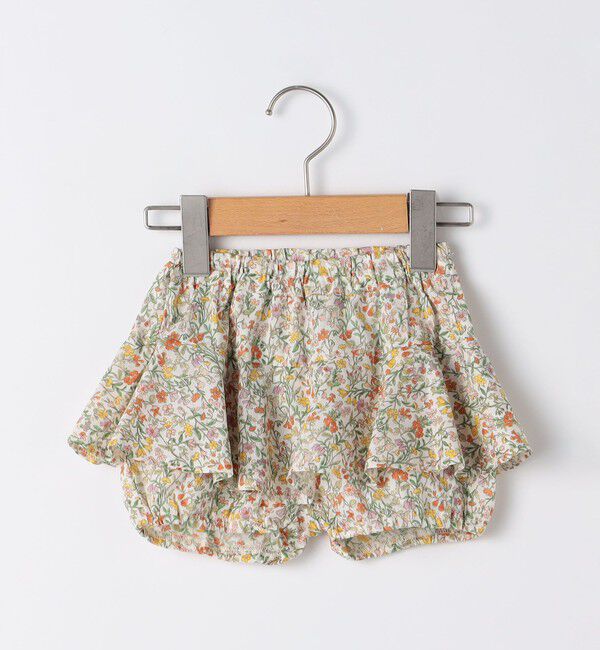 SHIPS KIDS「SHIPS KIDS:70～80cm / フラワー 長袖 セット ロンパース」|ロンパース|