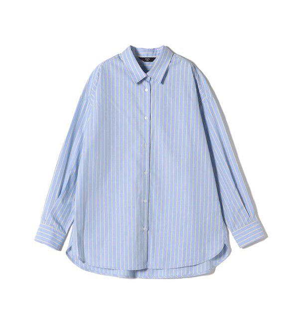 SHIPS Colors 「SHIPS Colors:〈手洗い可能〉ストライプ オーバー シャツ 2」|シャツ・ブラウス|