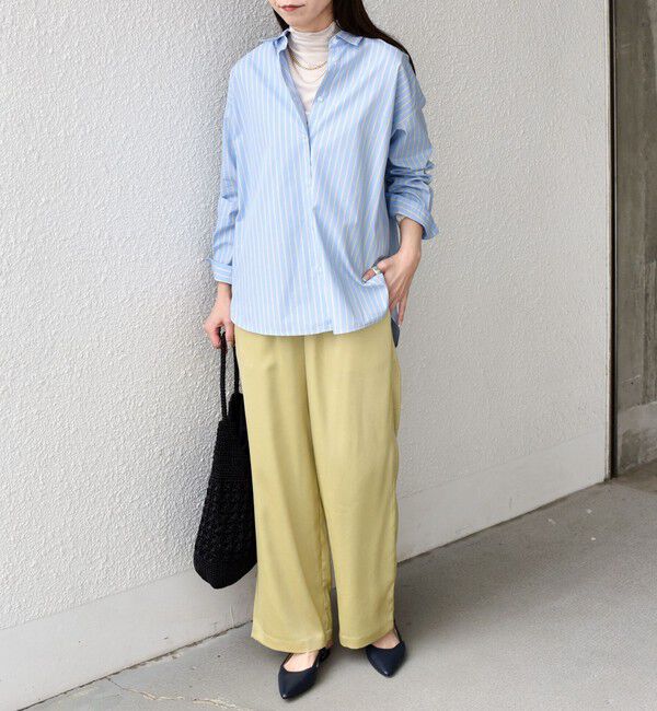 SHIPS Colors 「SHIPS Colors:〈手洗い可能〉ストライプ オーバー シャツ 2」|シャツ・ブラウス|