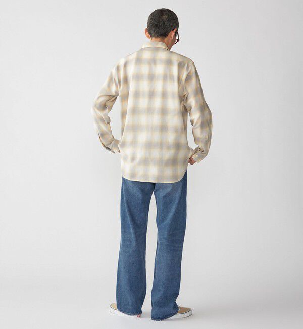 SHIPS「SHIPS: ミツマサ コットン ウール レギュラーカラー シャツ」|シャツ・ブラウス|