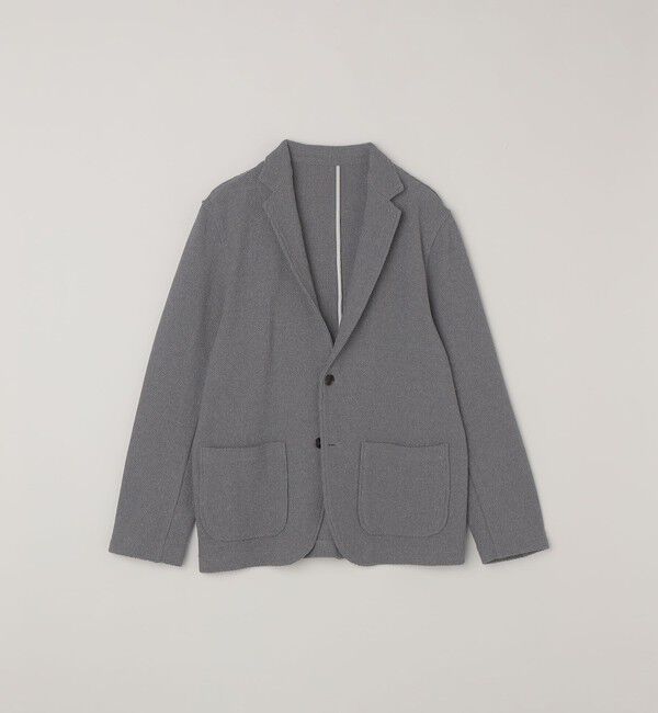 SHIPS any「SHIPS any:〈洗濯機可能〉TEXBRID(R) リネン混 タックハニカム ニッティング ジャケット◆」|テーラードジャケット|