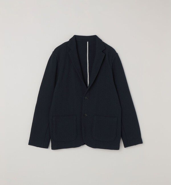 SHIPS any「SHIPS any:〈洗濯機可能〉TEXBRID(R) リネン混 タックハニカム ニッティング ジャケット◆」|テーラードジャケット|