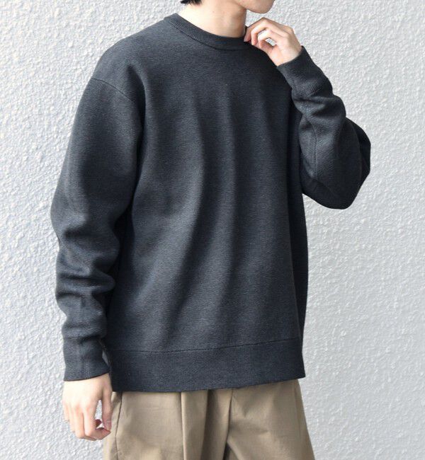 SHIPS any「SHIPS any:〈手洗い可能〉ミラノリブ コットンライク クルーネック ニット◆」|ニット・セーター|