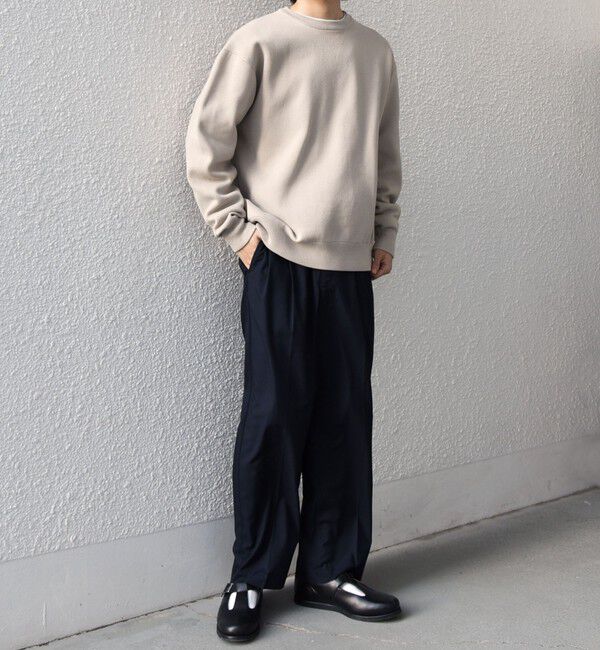 SHIPS any「SHIPS any:〈手洗い可能〉ミラノリブ コットンライク クルーネック ニット◆」|ニット・セーター|