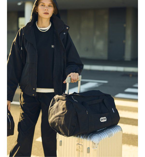 OUTDOOR PRODUCTS Usual Things「追加 232  ROLL BOSTON X-LARGE SOLID」|ボストンバッグ|ブラック