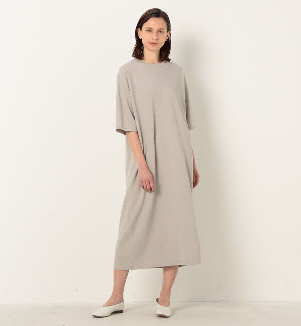 GALERIE VIE「コットンシルクカノコ ワイドスリーブワンピース」|ワンピース|