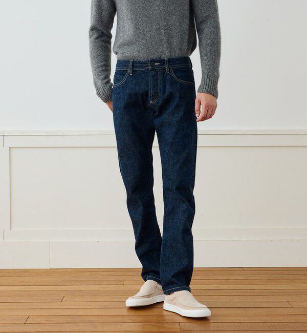JAMES PERSE「コットンデニム ストレートパンツ MRSD1233」|デニム|
