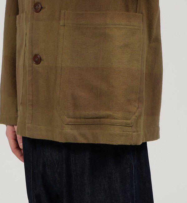 TOMORROWLAND MENS「インドコットンネル ブルゾン」|ブルゾン・スタジャン|