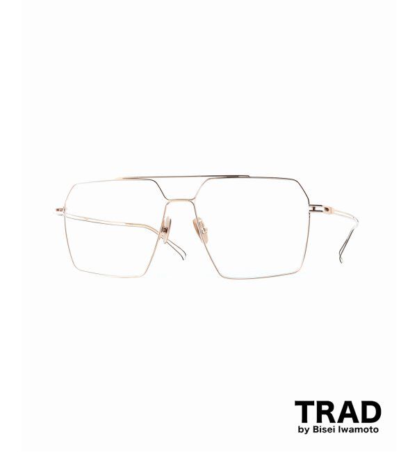 EYETHINK「【TRAD by Bisei Iwamoto】TRB-2505 WG Intercrus Optical」|メガネ|シルバー