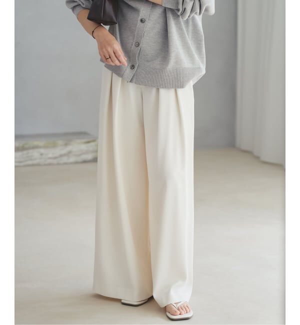 Plage「《予約》Tuck Wide パンツ」|その他|