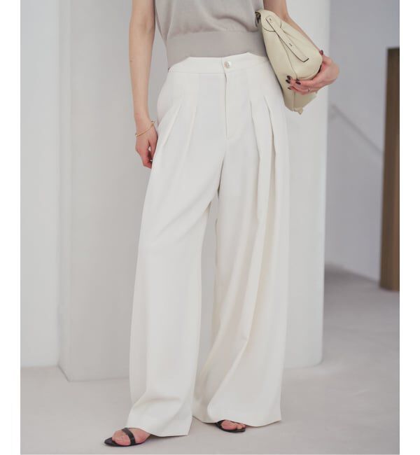 Plage「《予約》Tuck Wide パンツ」|その他|