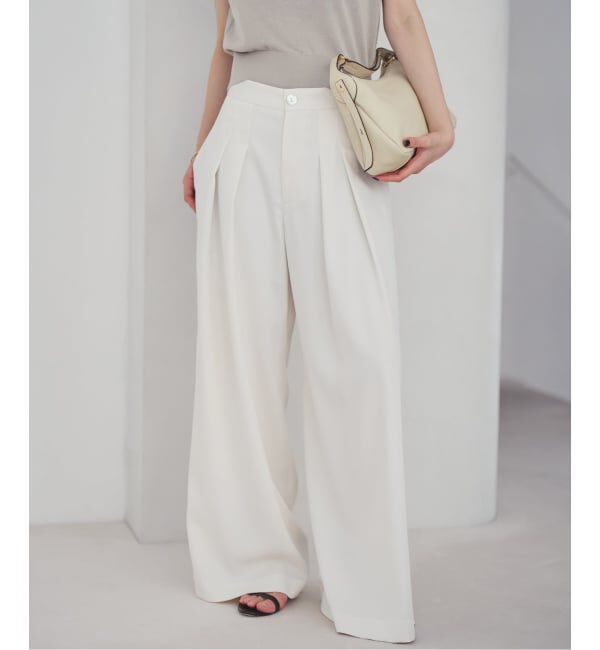 Plage「《予約》Tuck Wide パンツ」|その他|