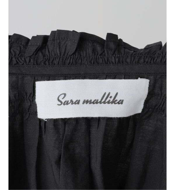 IENA LA BOUCLE「sara mallika/サラマリカ FRILL SHORT ブラウス 020151SR4」|シャツ・ブラウス|