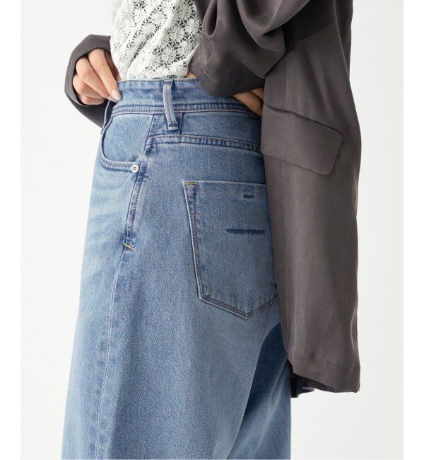 IENA「YANUK/ヤヌーク KATE ルーズバギーデニム 57152081」|デニム|