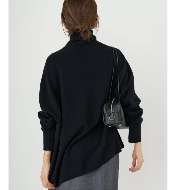 IENA「《追加》Fineニュージーウール ハイネックプルオーバー」|ニット・セーター|