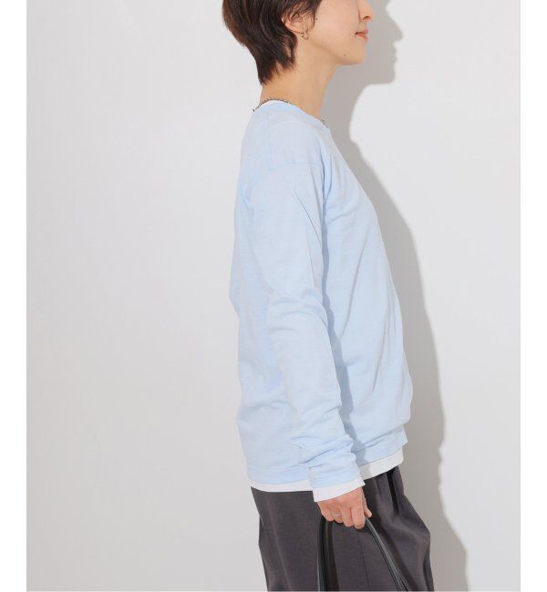 JOURNAL STANDARD relume「《追加2》シアークルーネックロングTシャツ」|Tシャツ・カットソー|