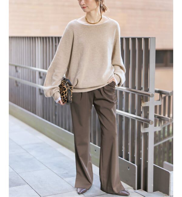 Spick and Span「《新色有り / 追加》ニュアンスコクーンシルエットニット」|ニット・セーター|