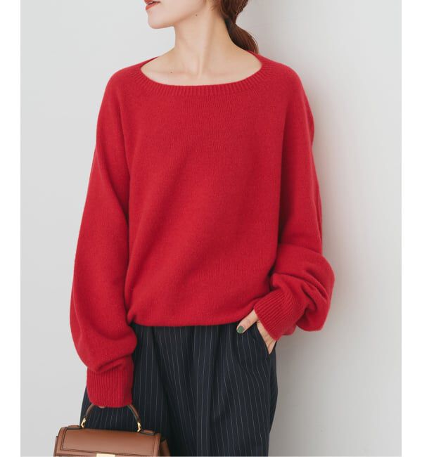Spick and Span「《新色有り / 追加》ニュアンスコクーンシルエットニット」|ニット・セーター|