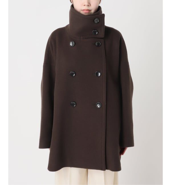 NOBLE「《追加・WEB限定カラー》スタンドカラーオーバーコート」|その他|