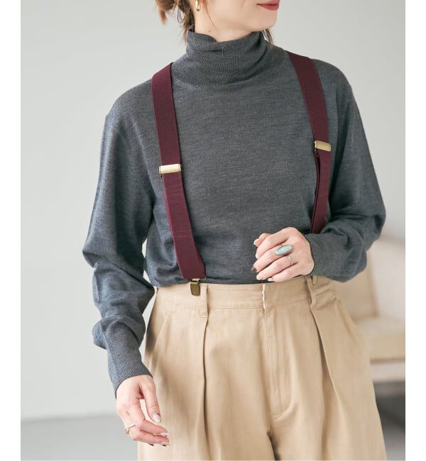 Spick and Span「《新色有り / 追加2》18Gタートルネックプルオーバー」|ニット・セーター|