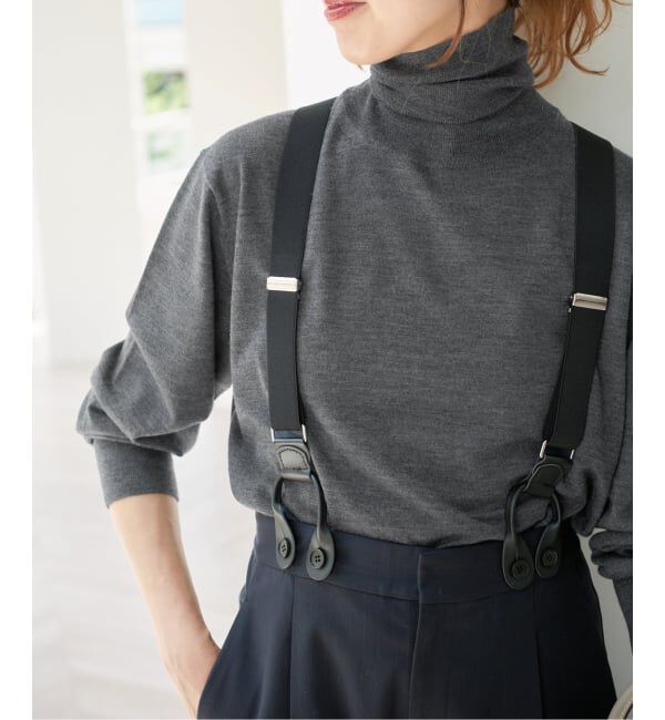 Spick and Span「《新色有り / 追加2》18Gタートルネックプルオーバー」|ニット・セーター|