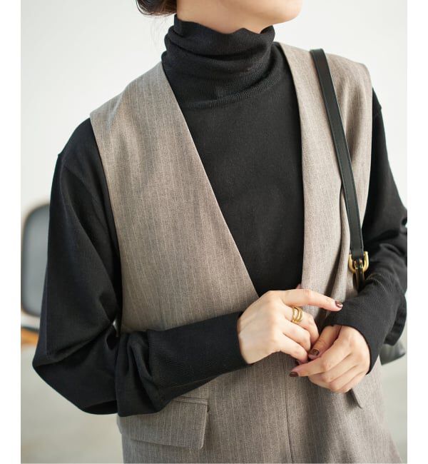 Spick and Span「《新色有り / 追加2》18Gタートルネックプルオーバー」|ニット・セーター|