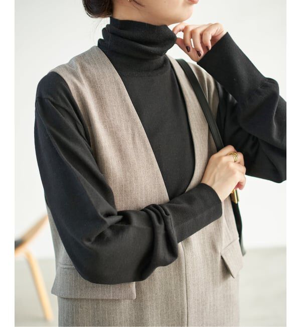 Spick and Span「《新色有り / 追加2》18Gタートルネックプルオーバー」|ニット・セーター|