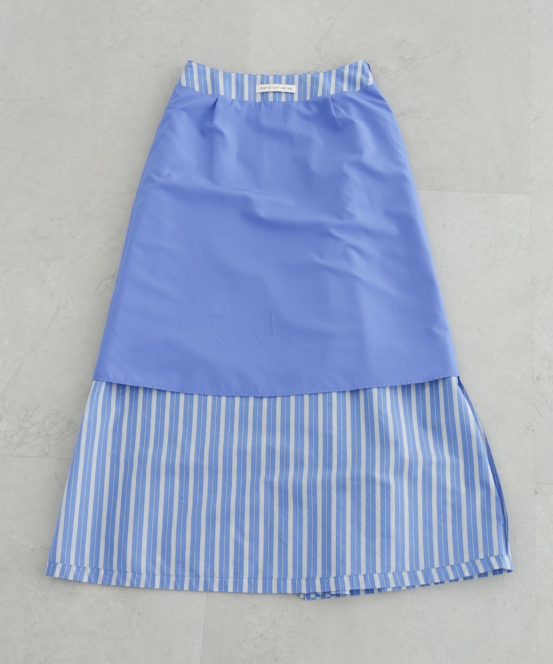 nano･universe「マルチボタンストライプスカート(セットアップ可)」|スカート|