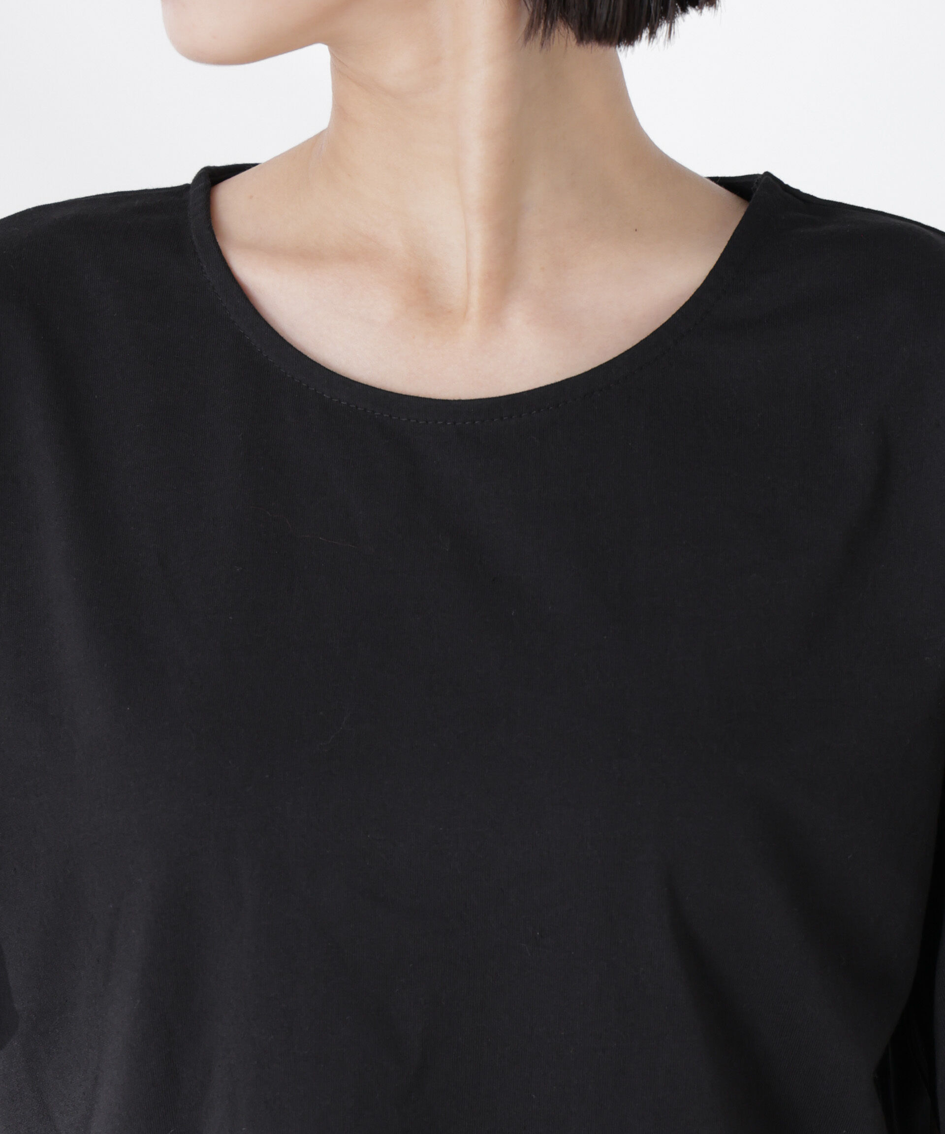 nano･universe「STORATECH 機能素材フレアデザインスリーブトップス」|Tシャツ・カットソー|