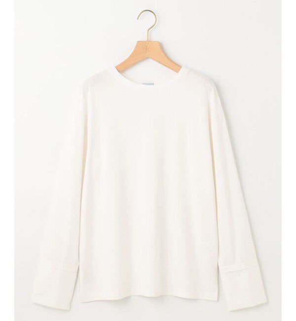 組曲「コットンベア天竺 カフス袖ロングTシャツ」|Tシャツ・カットソー|