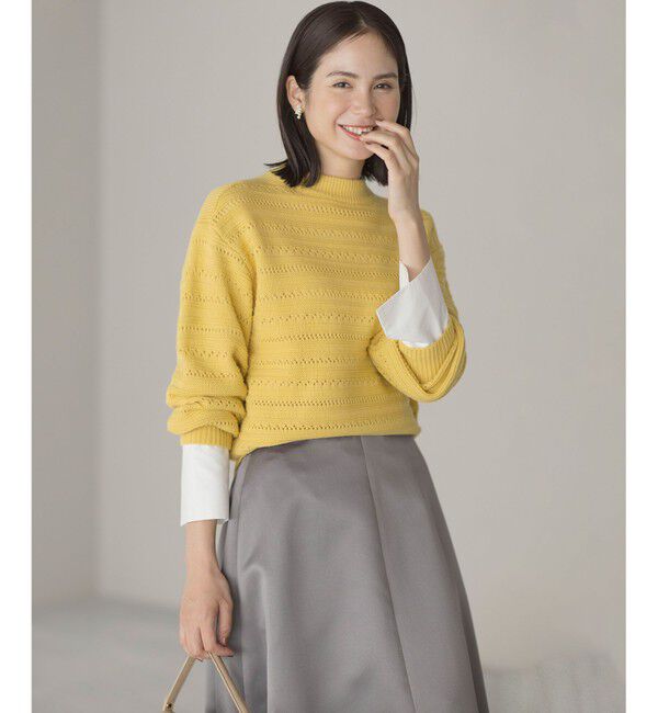 組曲「コットンベア天竺 カフス袖ロングTシャツ」|Tシャツ・カットソー|