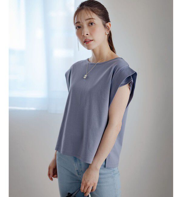 組曲「ハシゴレースフレンチスリーブ カットソー」|Tシャツ・カットソー|