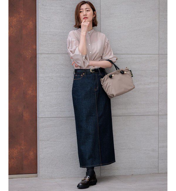 23区「【一部店舗限定】シアー リネン ミックス シャツ」|シャツ・ブラウス|