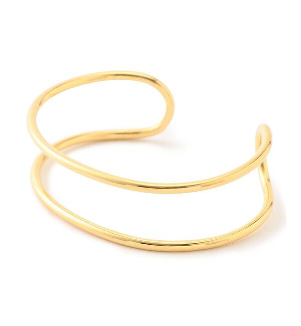 23区「【Oggi7月号掲載】ダブルライン バングル」|ブレスレット・バングル|ゴールド系