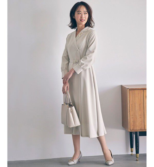 any SiS「【洗える】レディテーラード ワンピース」|ワンピース|