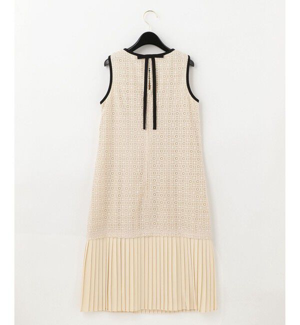 Grace Class「プリーツ切替ケミカルドレス」|ドレス|