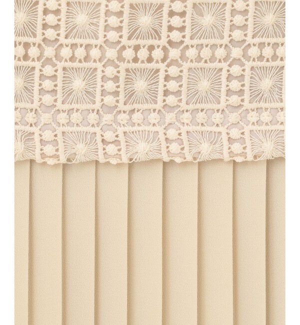 Grace Class「プリーツ切替ケミカルドレス」|ドレス|