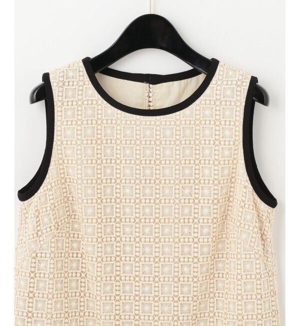 Grace Class「プリーツ切替ケミカルドレス」|ドレス|