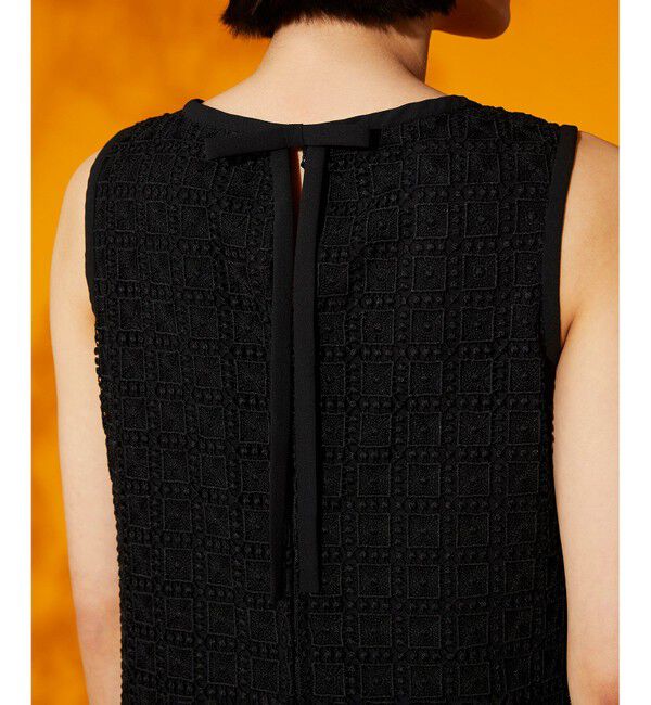 Grace Class「プリーツ切替ケミカルドレス」|ドレス|