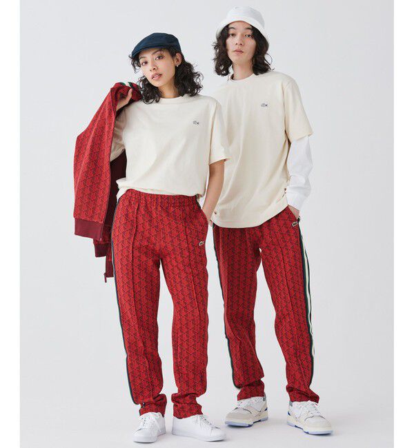 LACOSTE「アウトラインクロッククルーネック半袖Tシャツ」|Tシャツ・カットソー|