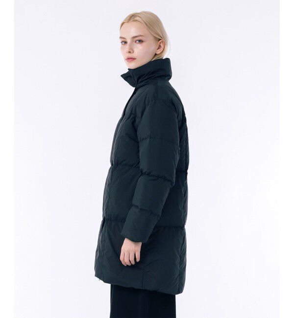 LACOSTE「パウダータッチ ダブルジップ ナイロンスタンドカラーダウンコート」|ダウン|