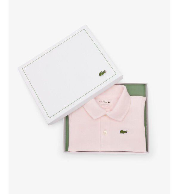 LACOSTE「ポロカラーボディスーツ」|ロンパース|