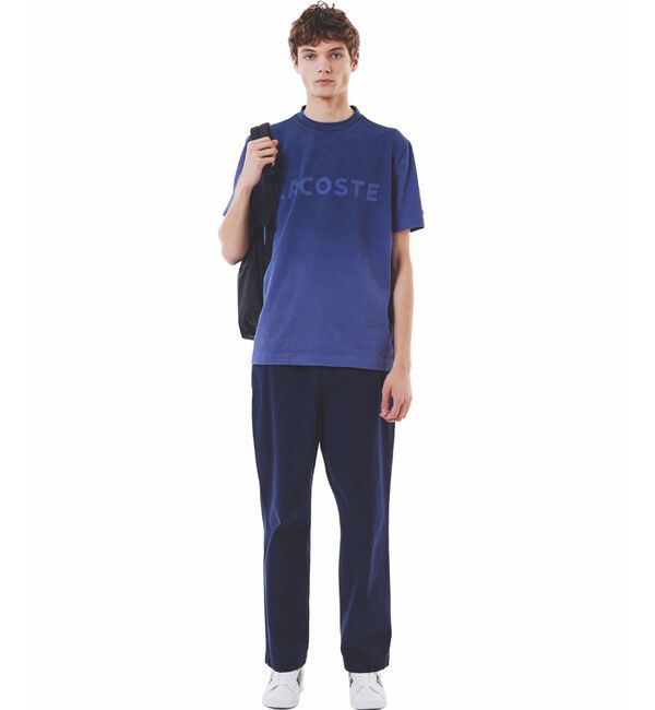 LACOSTE「グラデーション ステンシルブランドネームロゴTシャツ」|Tシャツ・カットソー|