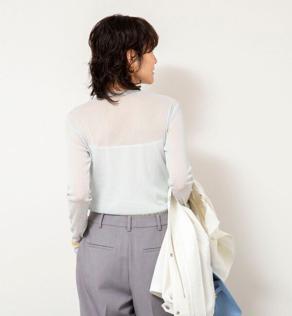 NOLLEY'S sophi「ウォッシャブルラメチュールロンＴ」|Tシャツ・カットソー|