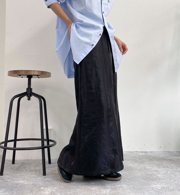 fredy emue「マルチファブリック タイトスカート」|スカート|ブラック