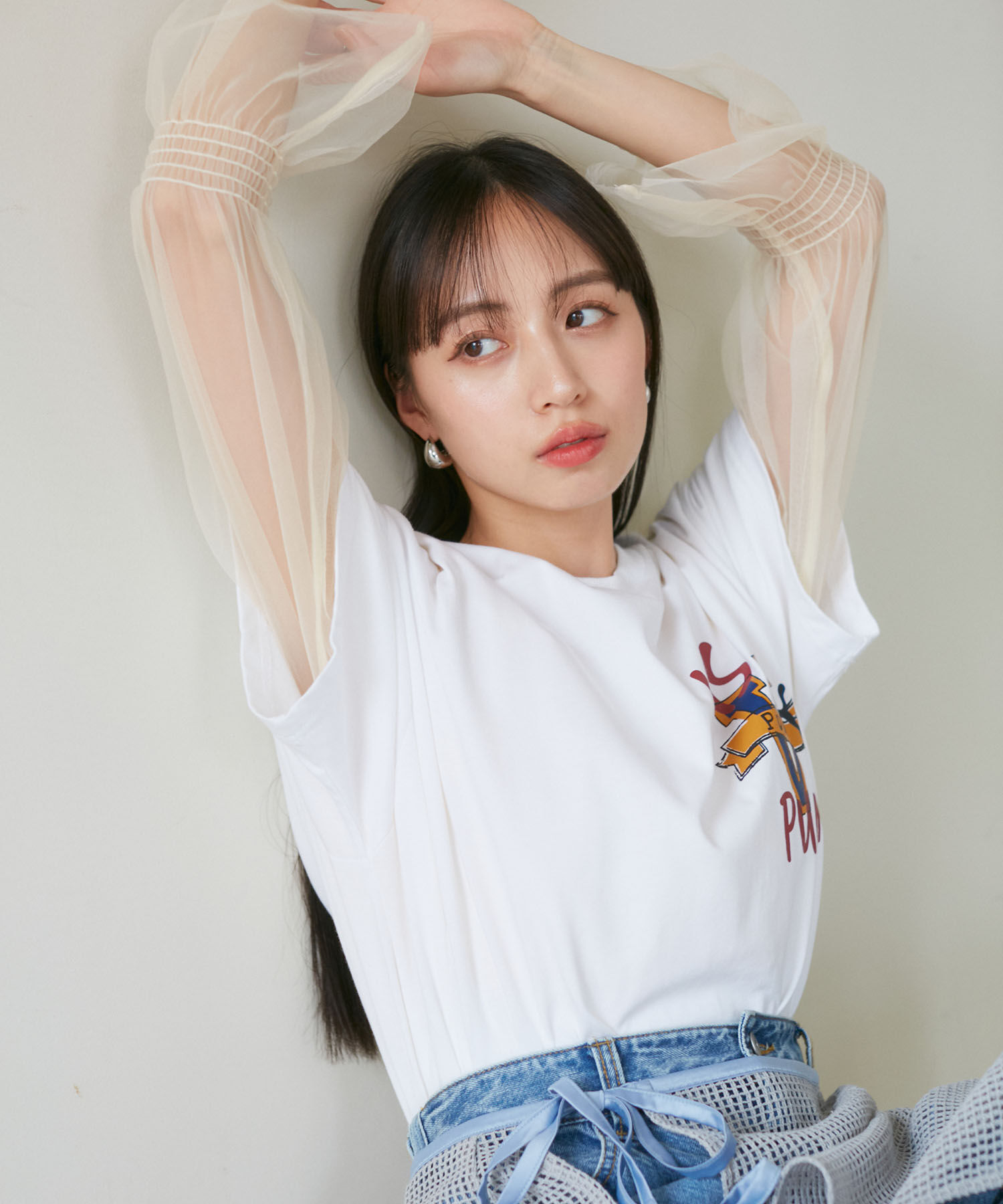 VIS「【PUMA】VIS別注 オリジナルロゴオーバーサイズTシャツ」|Tシャツ・カットソー|