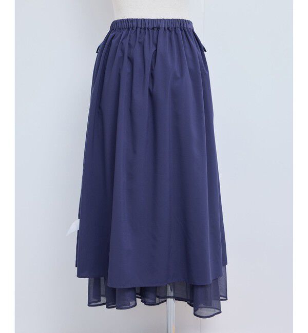 Rope&rsquo;Picnic「エアリーシアーギャザーロングスカート」|スカート|