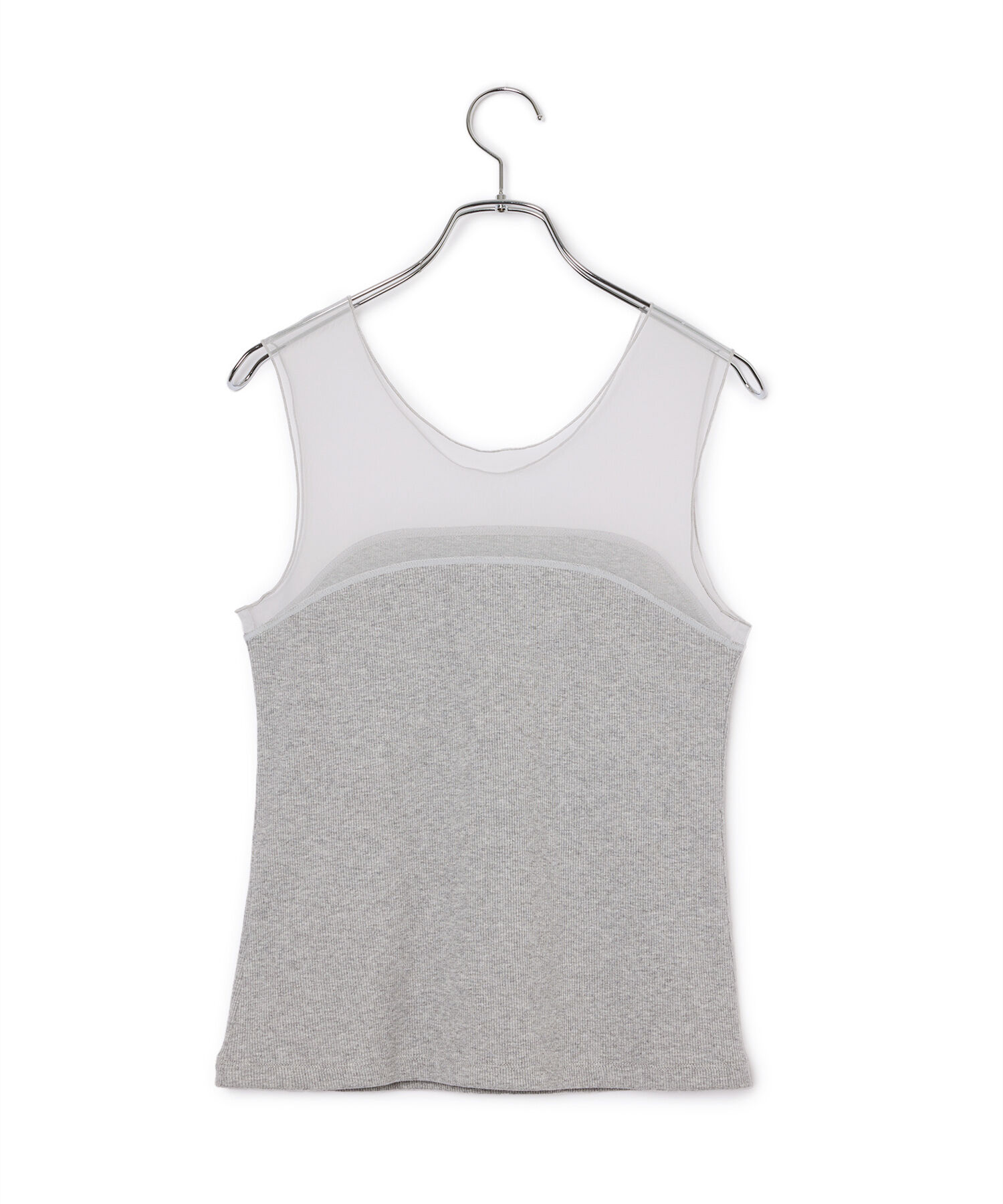 ADAM ET ROPE'「チュール切り替えタンクトップ」|タンクトップ|