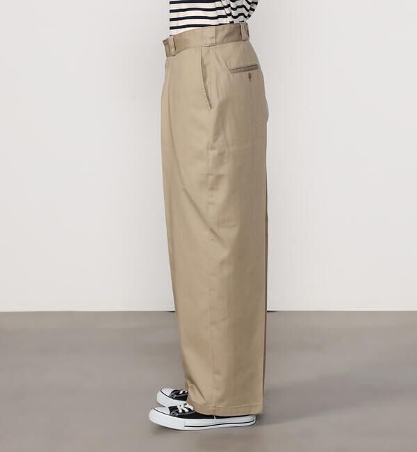  「Dickies │〈別注〉ワイド チノスラックス MEN」|チノ|