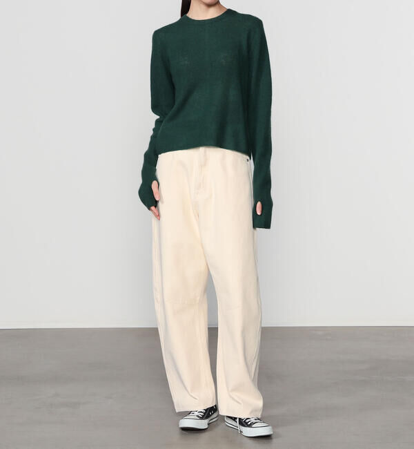  「ADAWAS |〈別注〉カシミヤ シアーセーター WOMEN」|ニット・セーター|